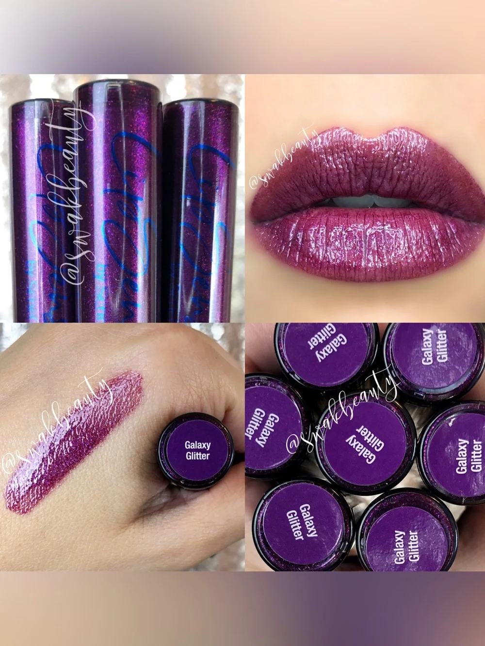 SeneGence Galaxy Glitter Lipsense Gloss - Berry Plum Shine